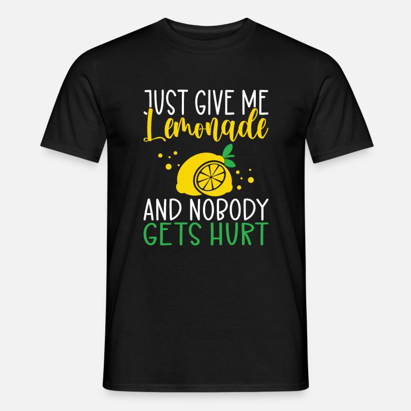 Limonade-Geschenk-Ideen - Männer T-Shirt - Schwarz