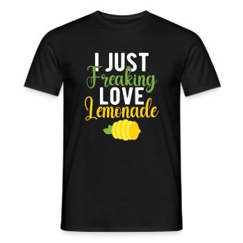Limonade Geschenkideen - Männer T-Shirt - Schwarz - Vorne - AI Model Male 178 light (178cm)
