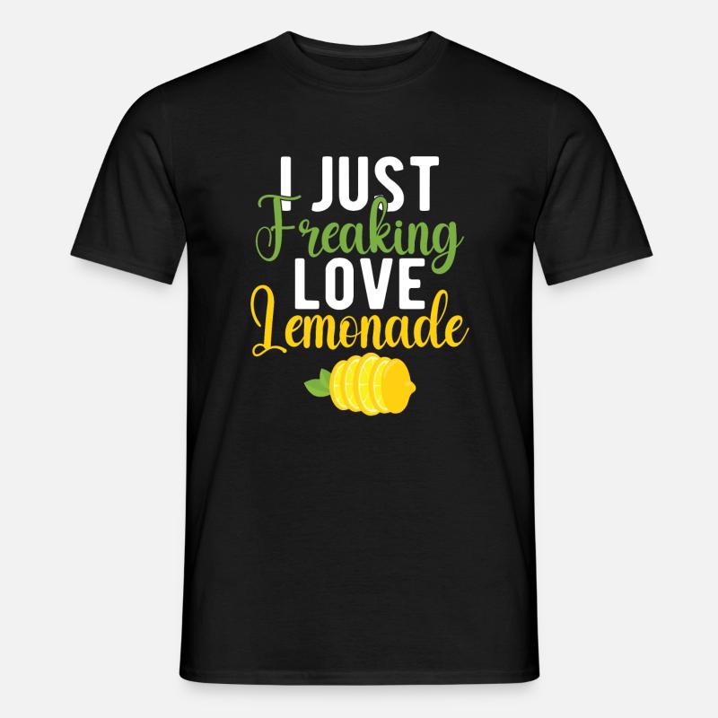 Limonade Geschenkideen - Männer T-Shirt - Schwarz