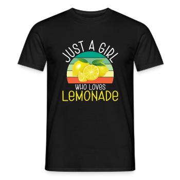 Limonade Geschenkideen - Männer T-Shirt - Schwarz - Vorne - AI Model Male 178 light (178cm)