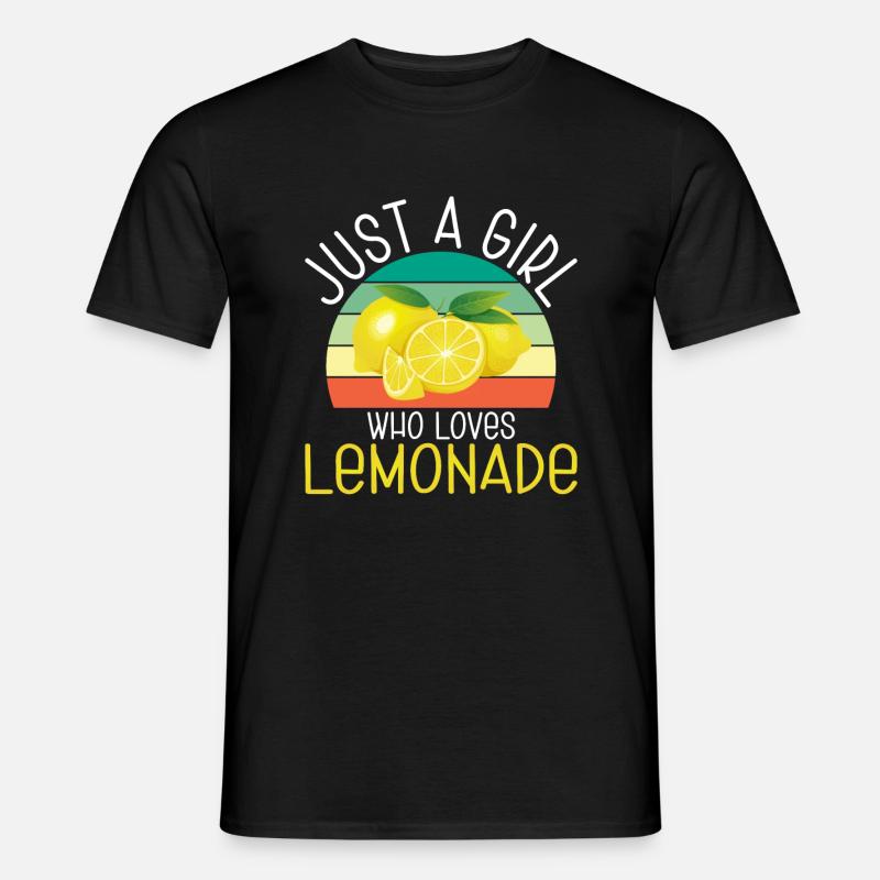 Limonade Geschenkideen - Männer T-Shirt - Schwarz