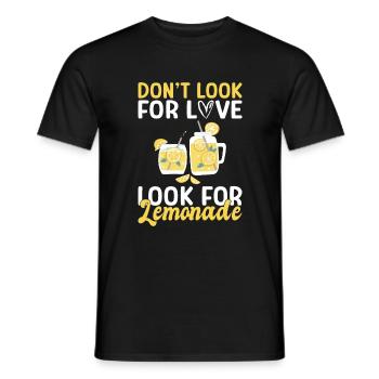 Limonade Geschenkideen - Männer T-Shirt - Schwarz - Vorne - AI Model Male 178 light (178cm)