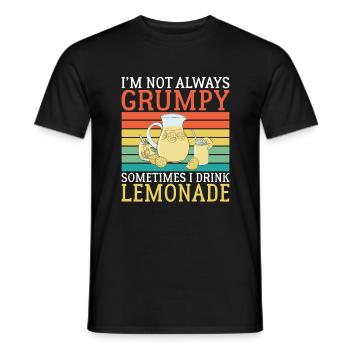 Limonade Geschenkideen - Männer T-Shirt - Schwarz - Vorne - AI Model Male 178 light (178cm)