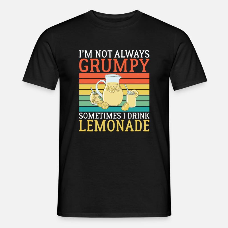 Limonade Geschenkideen - Männer T-Shirt - Schwarz