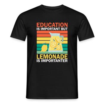 Limonade Geschenkideen - Männer T-Shirt - Schwarz - Vorne - AI Model Male 178 light (178cm)
