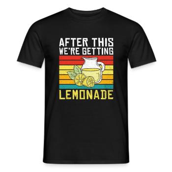 Limonade Geschenkideen - Männer T-Shirt - Schwarz - Vorne - AI Model Male 178 light (178cm)