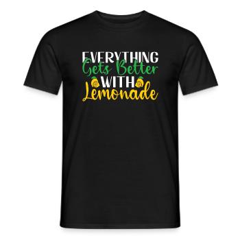 Limonade Geschenkideen - Männer T-Shirt - Schwarz - Vorne - AI Model Male 178 light (178cm)