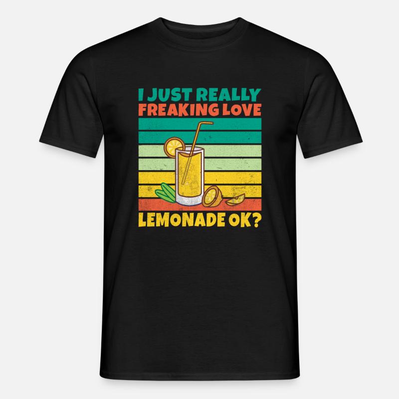 Limonade Geschenkideen - Männer T-Shirt - Schwarz