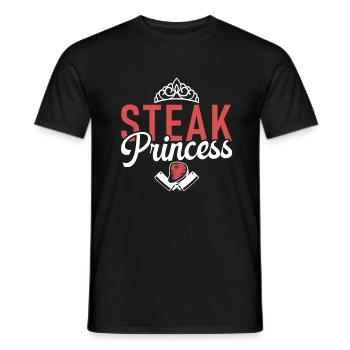 Steak Lover Steak Geschenk - Männer T-Shirt - Schwarz - Vorne - AI Model Male 178 light (178cm)