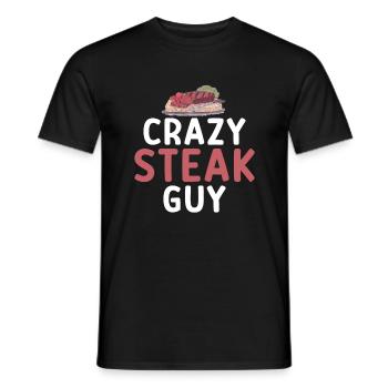Steak Lover Steak Geschenk - Männer T-Shirt - Schwarz - Vorne - AI Model Male 178 light (178cm)