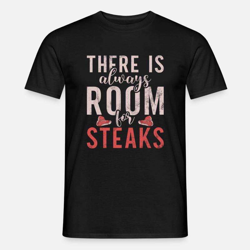 Steak Lover Steak Gift - Men's T-Shirt - black