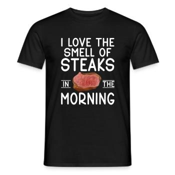 Steak Lover Steak Geschenk - Männer T-Shirt - Schwarz - Vorne - AI Model Male 178 light (178cm)