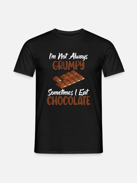 Chocolate Lover Gifts - Men's T-Shirt - black