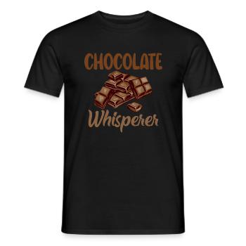 Chocolate Lover Gifts - Men's T-Shirt - black - Front - AI Model Male 178 light (178cm)