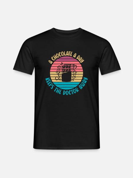 Chocolate Lover Gifts - Men's T-Shirt - black