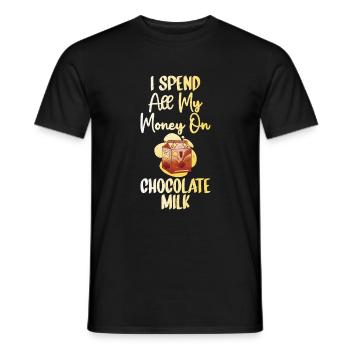 Schokolade Milchliebhaber Geschenke - Männer T-Shirt - Schwarz - Vorne - AI Model Male 178 light (178cm)