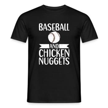 Chicken Nugget Gifts - Men's T-Shirt - black - Front - AI Model Male 178 light (178cm)