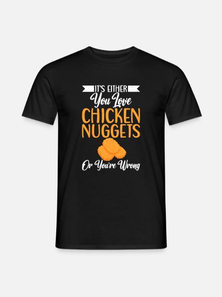 Chicken Nugget Gifts - Men's T-Shirt - black
