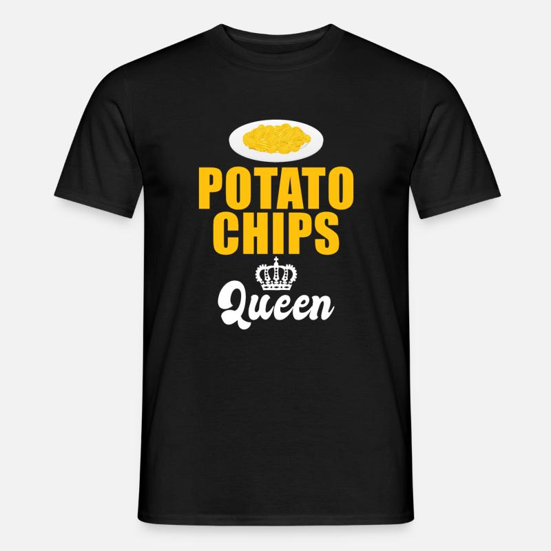 Potato Chips Gift - Men's T-Shirt - black