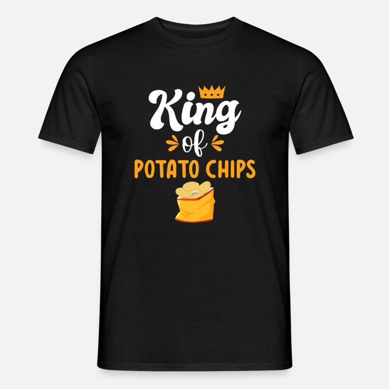 Potato Chips Gift - Men's T-Shirt - black