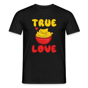 Potato Chips Gift - Men's T-Shirt - black - Front - AI Model Male 178 light (178cm)