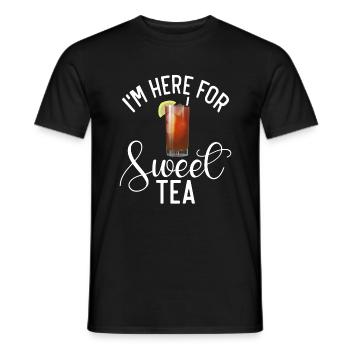 Süßer Tee Liebhaber Geschenke - Männer T-Shirt - Schwarz - Vorne - AI Model Male 178 light (178cm)