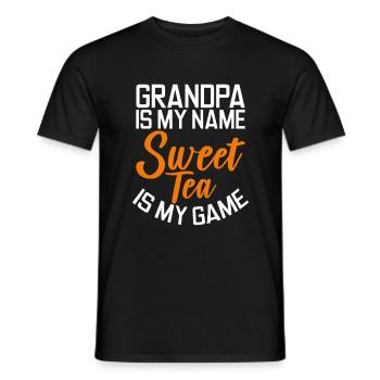 Süßer Tee Liebhaber Geschenke - Männer T-Shirt - Schwarz - Vorne - AI Model Male 178 light (178cm)