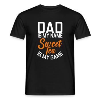 Süßer Tee Liebhaber Geschenke - Männer T-Shirt - Schwarz - Vorne - AI Model Male 178 light (178cm)