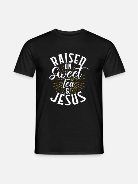 Süßer Tee Liebhaber Geschenke - Männer T-Shirt - Schwarz