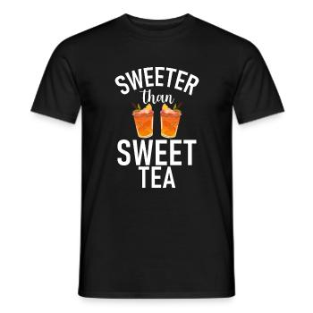Süßer Tee Liebhaber Geschenke - Männer T-Shirt - Schwarz - Vorne - AI Model Male 178 light (178cm)