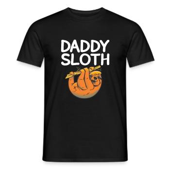 Faultier Liebhaber Faultier Geschenk - Männer T-Shirt - Schwarz - Vorne - AI Model Male 178 light (178cm)