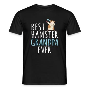 Hamster Lover Hamster Gift - Men's T-Shirt - black - Front - AI Model Male 178 light (178cm)