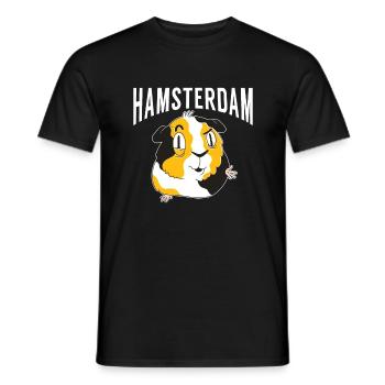 Hamster Liebhaber Hamster Geschenk - Männer T-Shirt - Schwarz - Vorne - AI Model Male 178 light (178cm)