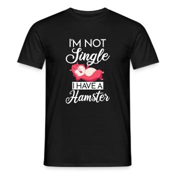Hamster Liebhaber Hamster Geschenk - Männer T-Shirt - Schwarz - Vorne - AI Model Male 178 light (178cm)