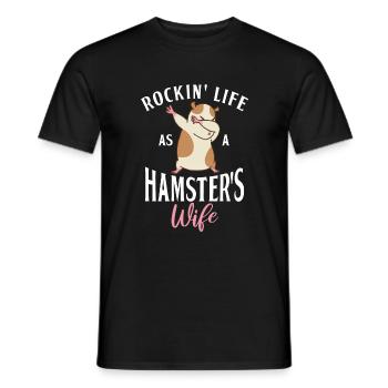 Hamster Liebhaber Hamster Geschenk - Männer T-Shirt - Schwarz - Vorne - AI Model Male 178 light (178cm)