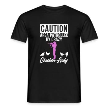 Cadeaux de poulet Propriétaire de poulet - T-shirt homme - noir - Devant - AI Model Male 178 light (178cm)