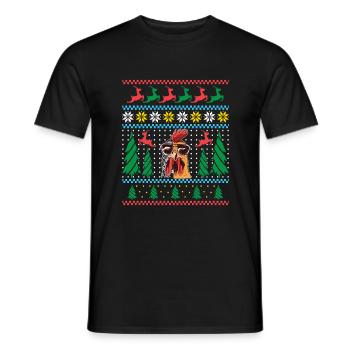 Cadeaux de poulet Propriétaire de poulet - T-shirt homme - noir - Devant - AI Model Male 178 light (178cm)