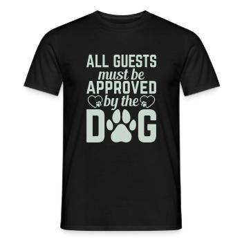 Dog Owner Gift Dog Lover - Men's T-Shirt - black - Front - AI Model Male 178 light (178cm)