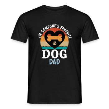 Dog Owner Gift Dog Lover - Men's T-Shirt - black - Front - AI Model Male 178 light (178cm)