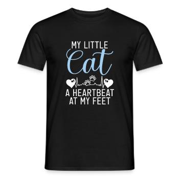 Gift Cat Owner Cat Gift - Men's T-Shirt - black - Front - AI Model Male 178 light (178cm)