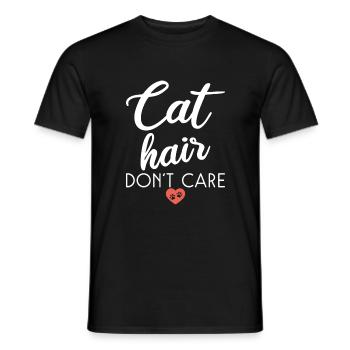 Gift Cat Owner Cat Gift - Men's T-Shirt - black - Front - AI Model Male 178 light (178cm)