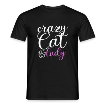 Gift Cat Owner Cat Gift - Men's T-Shirt - black - Front - AI Model Male 178 light (178cm)