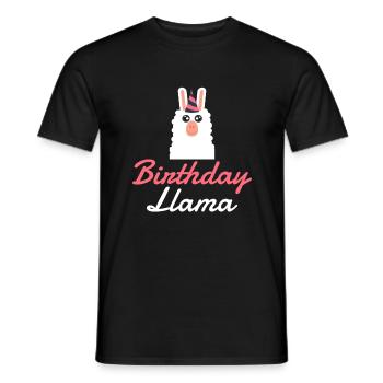 Lama Geschenk Lama Liebhaber Geschenk - Männer T-Shirt - Schwarz - Vorne - AI Model Male 178 light (178cm)