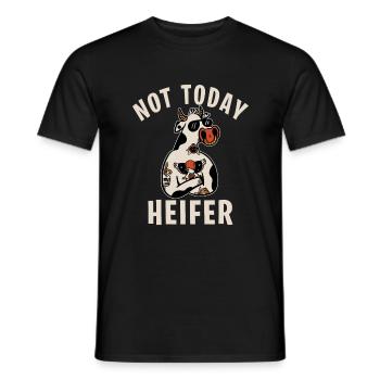 Cow Gift Cow Lover Farmer Gift - T-shirt homme - noir - Devant - AI Model Male 178 light (178cm)