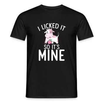 Cow Gift Cow Lover Farmer Gift - Men's T-Shirt - black - Front - AI Model Male 178 light (178cm)