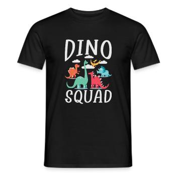 Dinosaur Gift Dino Lover Gift - Men's T-Shirt - black - Front - AI Model Male 178 light (178cm)