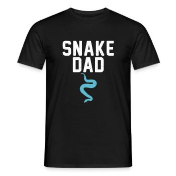 Schlange Geschenk Schlangenliebhaber - Männer T-Shirt - Schwarz - Vorne - AI Model Male 178 light (178cm)