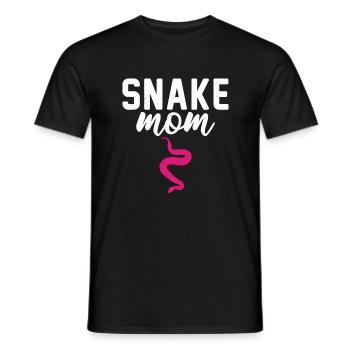 Schlange Geschenk Schlangenliebhaber - Männer T-Shirt - Schwarz - Vorne - AI Model Male 178 light (178cm)