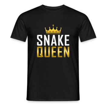 Schlange Geschenk Schlangenliebhaber - Männer T-Shirt - Schwarz - Vorne - AI Model Male 178 light (178cm)