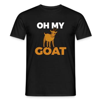 Goat Gift Goat Lover Gift - Men's T-Shirt - black - Front - AI Model Male 178 light (178cm)